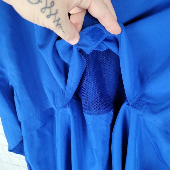 ICE BOY'S | button down long sleeve performance ski outdoor mesh panel shirt - Picture 6 of 11